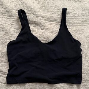 lululemon athletica Black Seamless Scoop Bralette